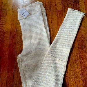 NWT Free People Ribbed Leggings